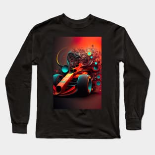 Supercar neon art Long Sleeve T-Shirt